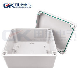 China Funcionamiento a prueba de polvo de la caja de conexiones blanca del ABS de los tornillos con la capa del policarbonato proveedor