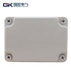 China Caja de conexiones gris durable del ABS, pequeños recintos del plástico transparente para la electrónica fábrica