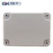 Caja de conexiones gris durable del ABS, pequeños recintos del plástico transparente para la electrónica proveedor