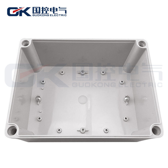 Caja de conexiones gris durable del ABS, pequeños recintos del plástico transparente para la electrónica