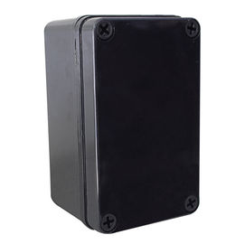 Caja de conexiones eléctrica del color de la prenda impermeable negra del plástico/caja de conexión eléctrica proveedor