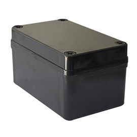 Caja de conexiones eléctrica del color de la prenda impermeable negra del plástico/caja de conexión eléctrica proveedor