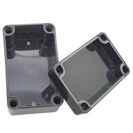 Caja de conexiones eléctrica del color de la prenda impermeable negra del plástico/caja de conexión eléctrica proveedor
